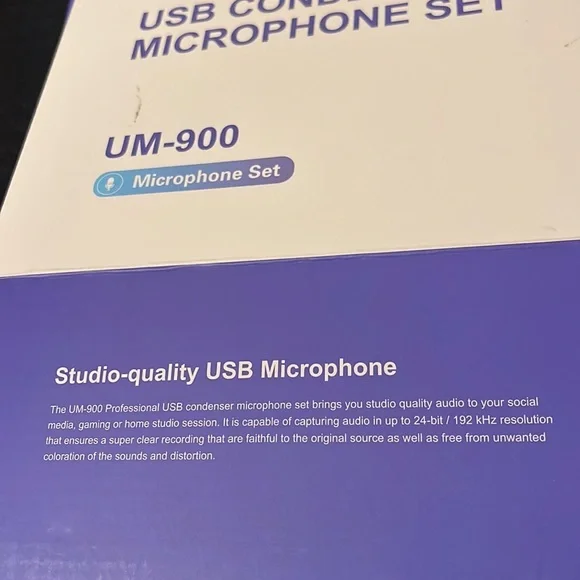 USB Condenser Microphone Set